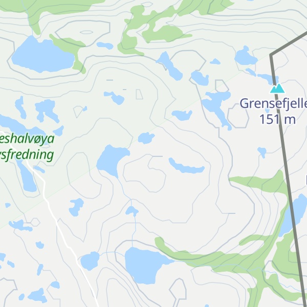 Map of Skavlehaugen