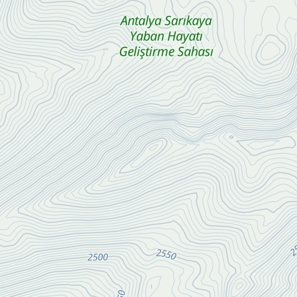 Map of Kartal Dağı