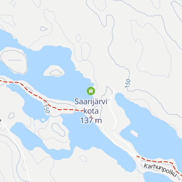 Map of Saarijärvi kota