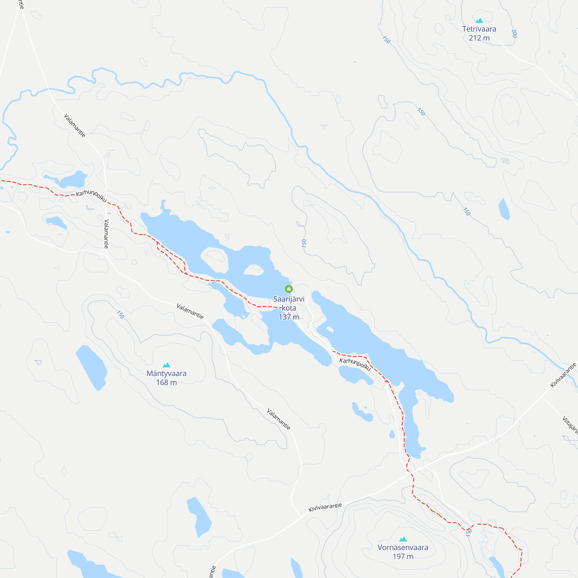 Saarijärvi kota map
