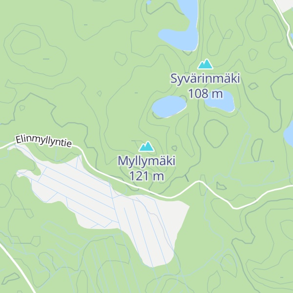 Map of Myllymäki