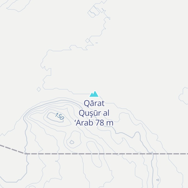 Map of Qārat Quşūr al ‘Arab