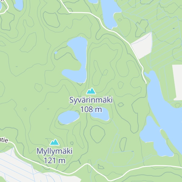 Map of Syvärinmäki