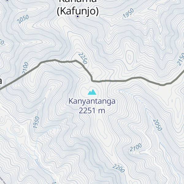Map of Kanyantanga