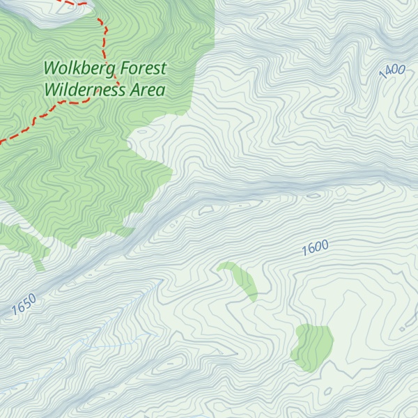 Map of Devil's Knuckles