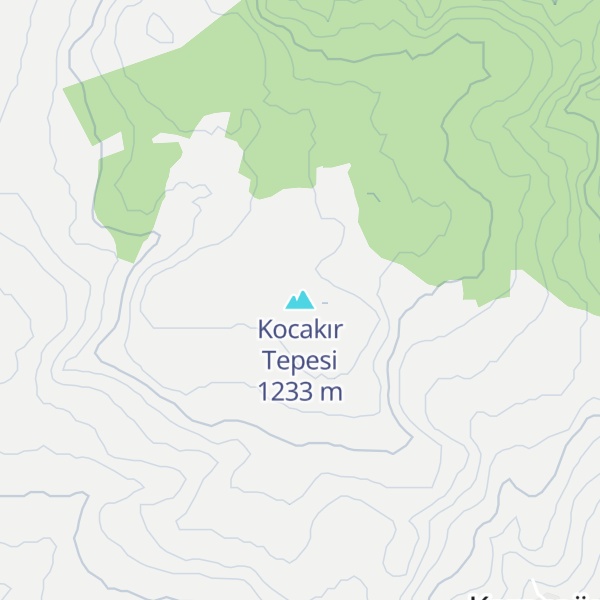 Map of Kocakır Tepesi