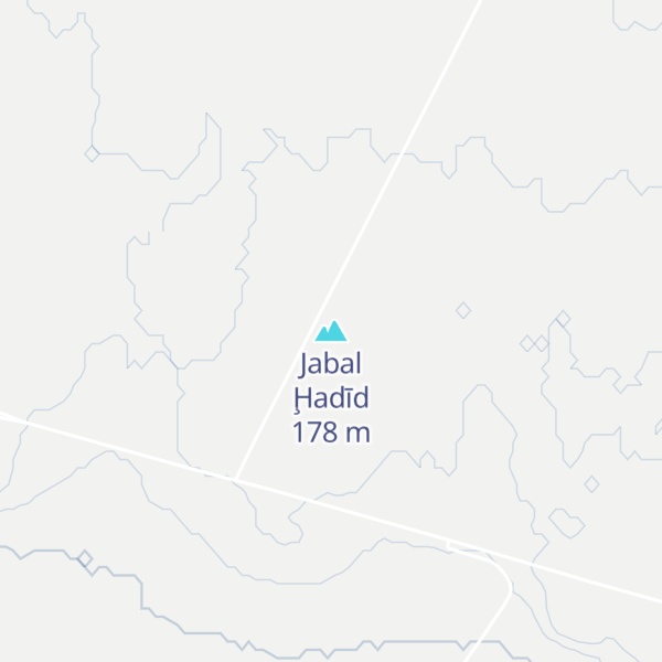 Map of Jabal Ḩadīd