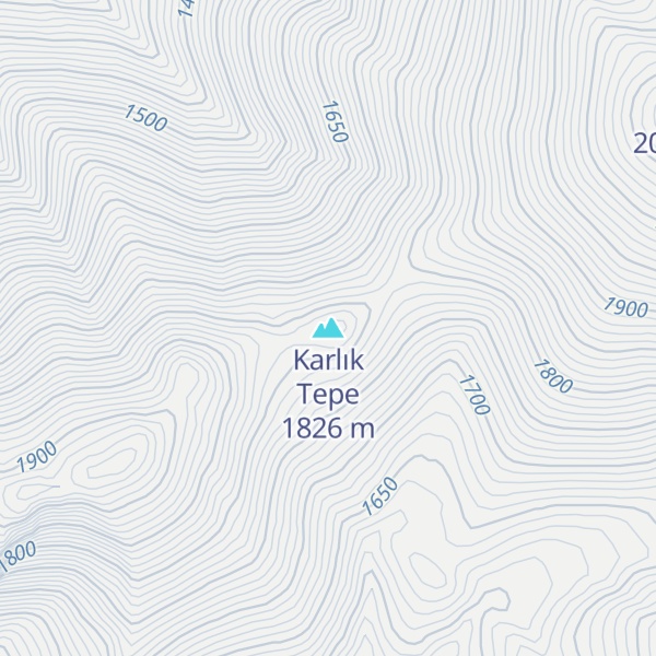 Map of Karlık Tepe