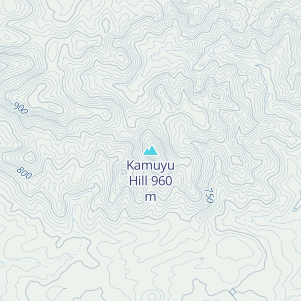 Map of Kamuyu Hill