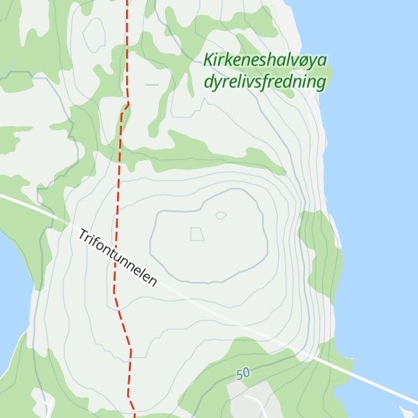 Map of Trifanhøgda