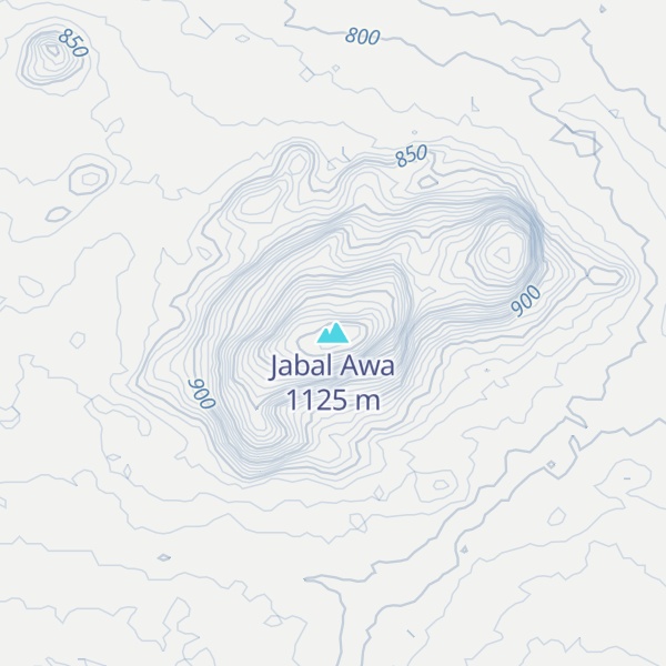 Map of Jabal Awa