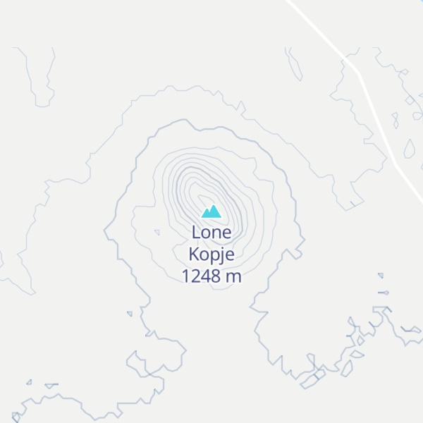 Map of Lone Kopje