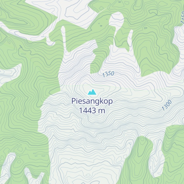 Map of Piesangkop