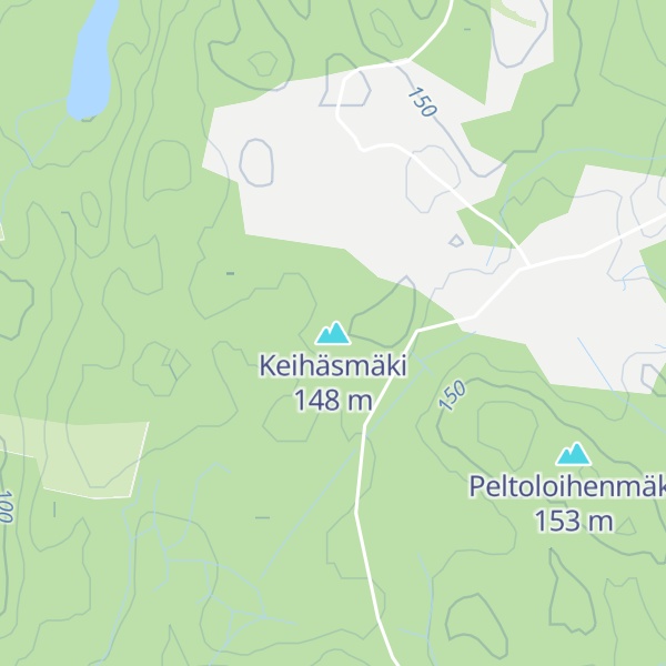 Map of Keihäsmäki