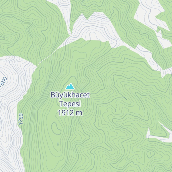Map of Ahır Dağı