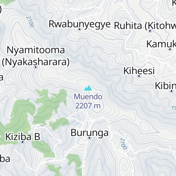 Map of Muendo