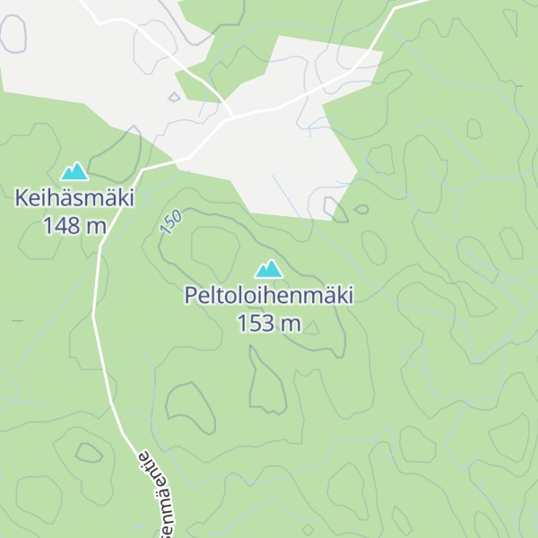 Map of Peltoloihenmäki