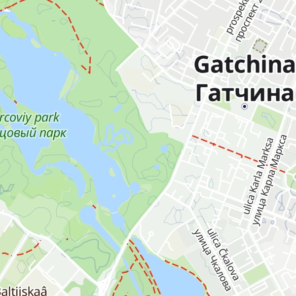 Map of Cvetochnaya Gorka