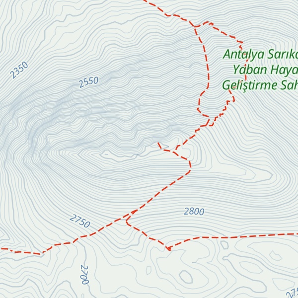Map of Kızlarsivrisi Dağı