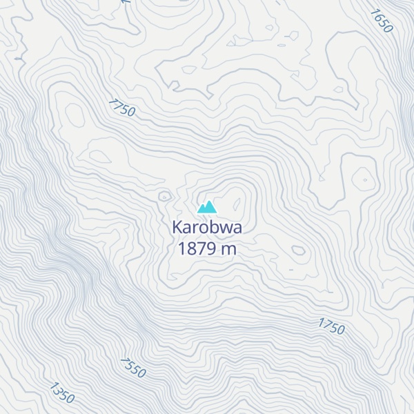 Map of Karobwa