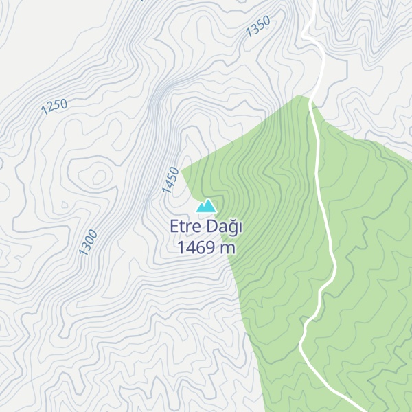 Map of Etre Dağı