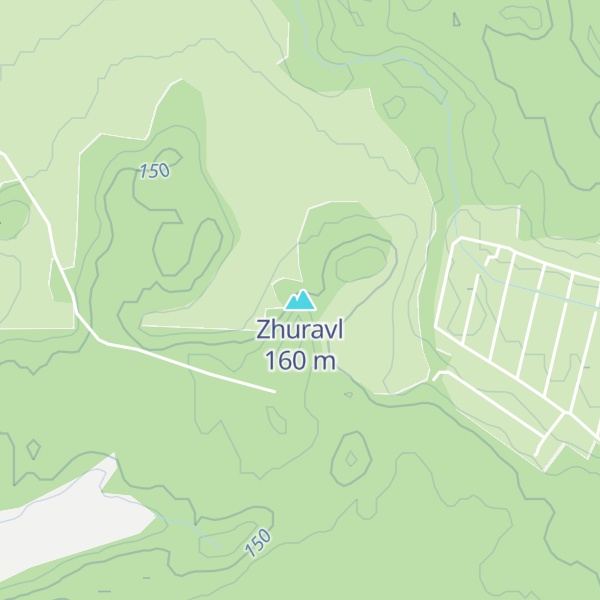 Map of Zhuravl