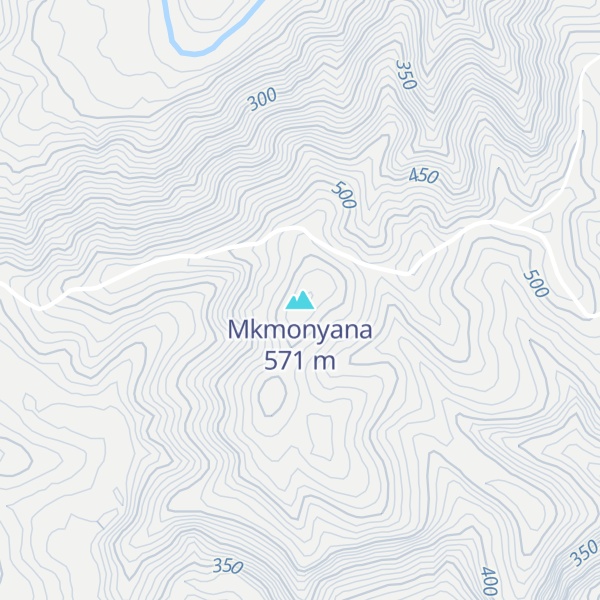 Map of Mkmonyana