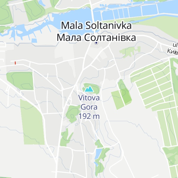 Map of Vitova Gora