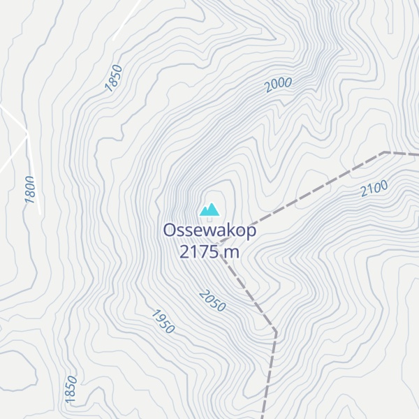 Map of Ossewakop