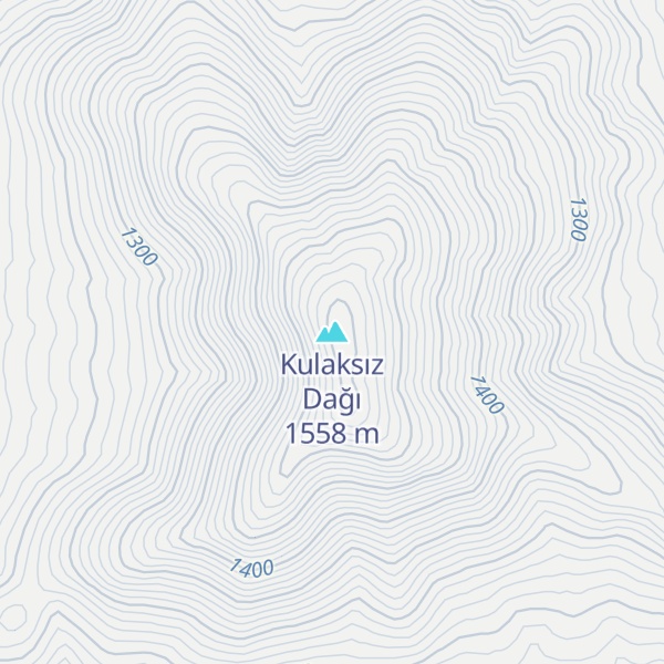 Map of Kulaksız Dağı