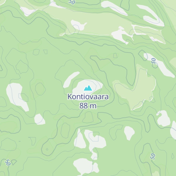 Map of Kontiovaara