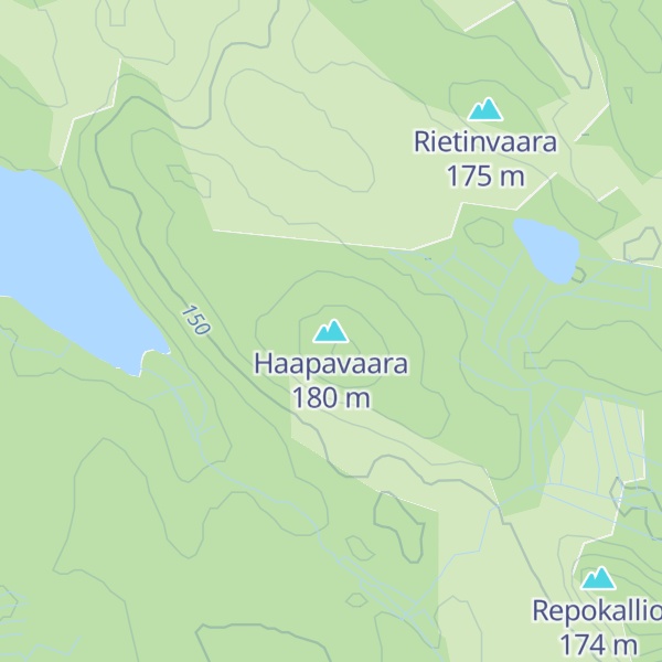 Map of Haapavaara