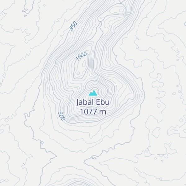 Map of Jabal Ebu