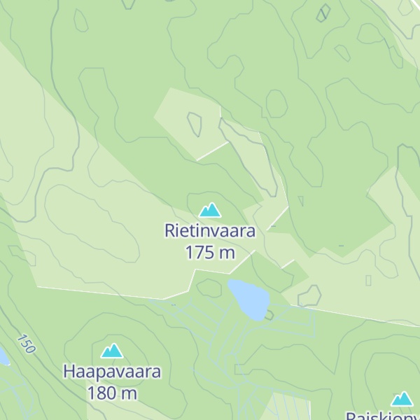 Map of Rietinvaara