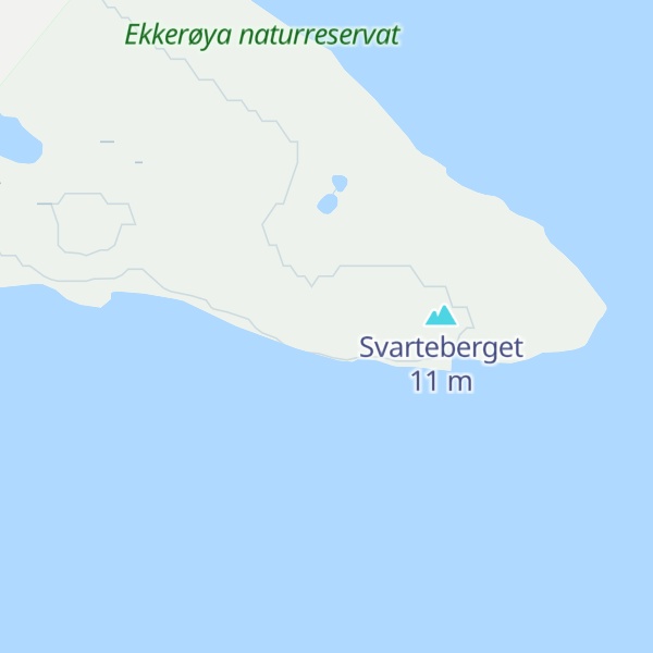 Map of Kvalvikhaugen