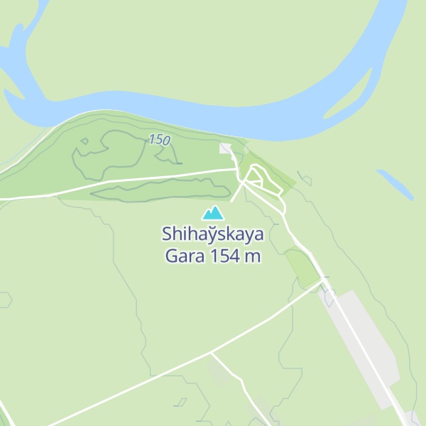 Map of Shihaўskaya Gara