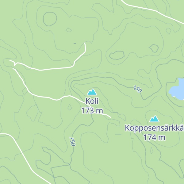 Map of Koli