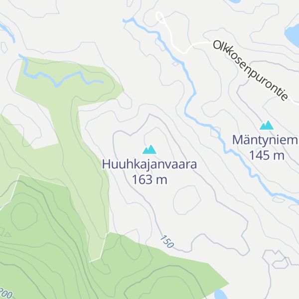 Map of Huuhkajanvaara