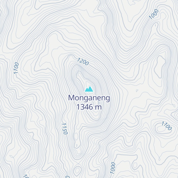 Map of Monganeng