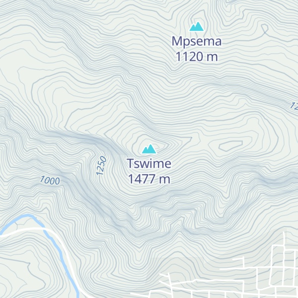 Map of Tswime