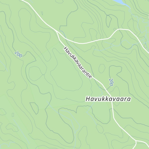 Map of Havukkavaara