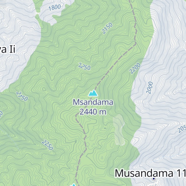 Map of Msandama