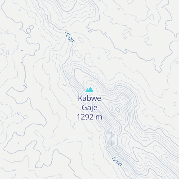 Map of Kabwe Gaje