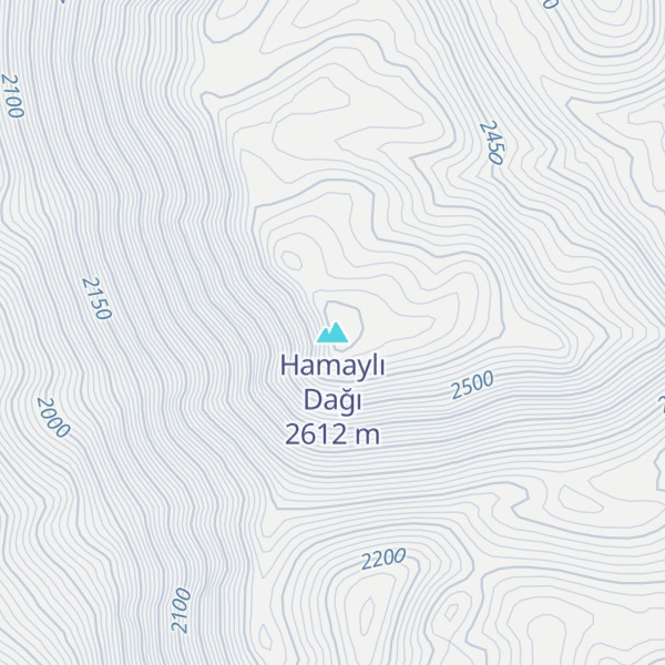 Map of Hamaylı Dağı