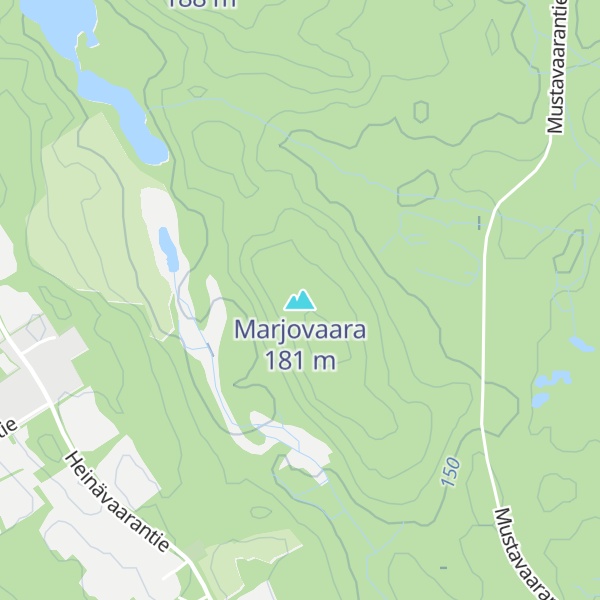 Map of Marjovaara