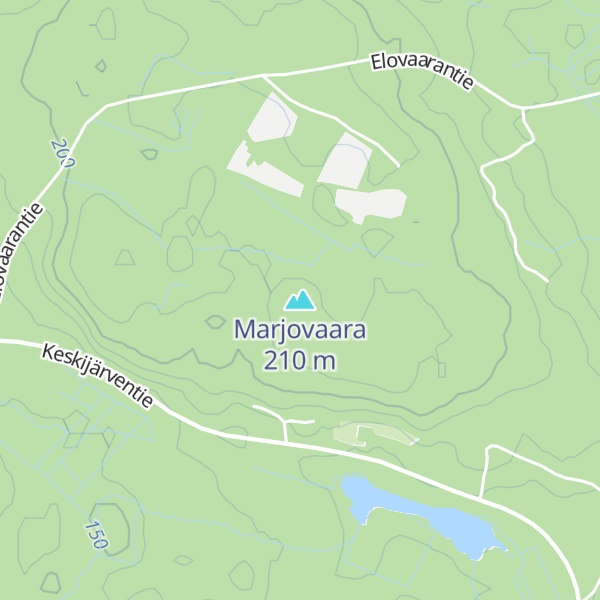 Map of Marjovaara