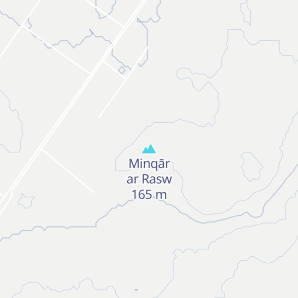 Map of Minqār ar Rasw