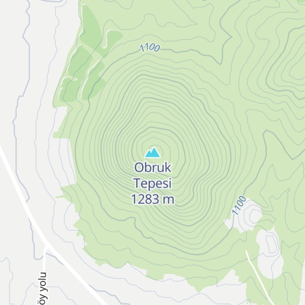 Map of Obruk Tepesi