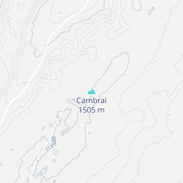 Map of Cambrai