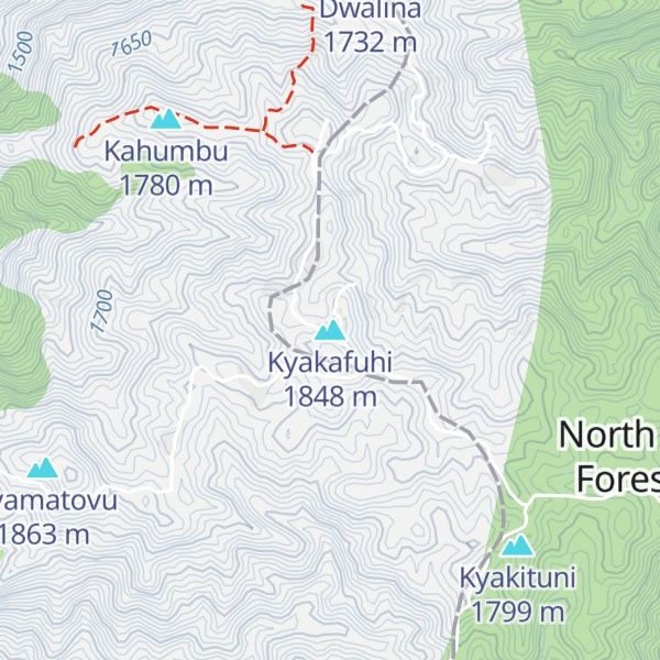 Map of Kyakafuhi